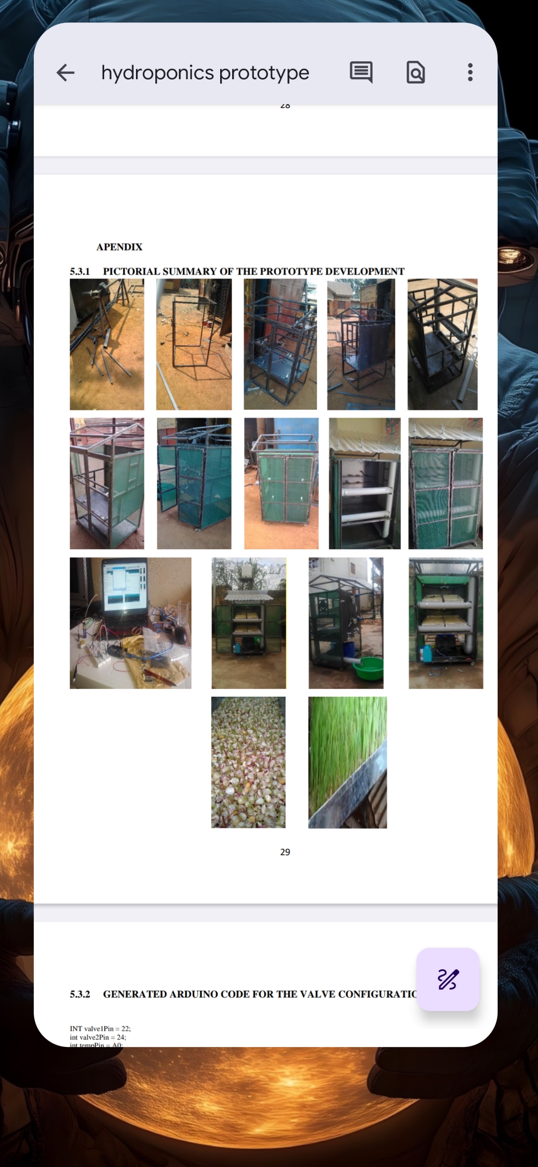 Portable Solar powered hydroponic sprouting System